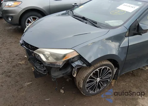 2014 Toyota Corolla S Plus из США, поврежденный, VIN 2T1BURHE3EC134872